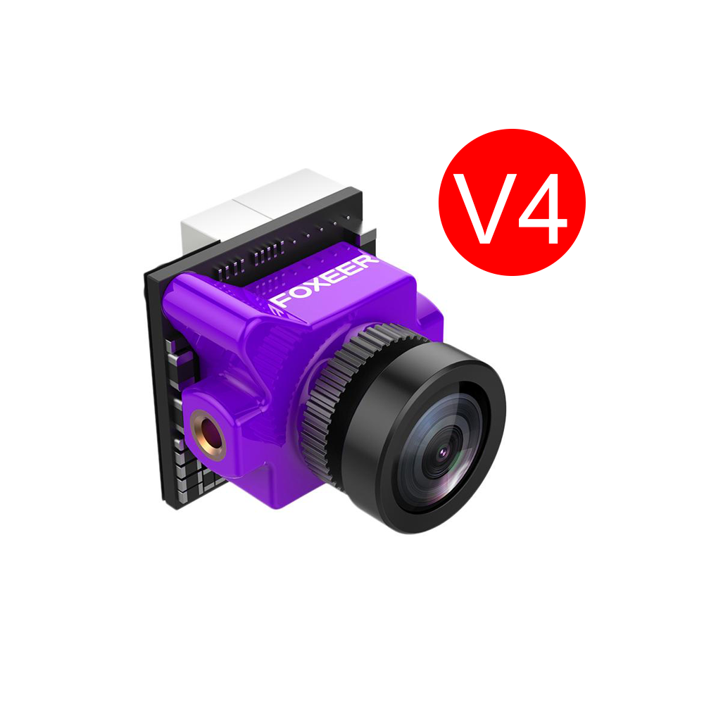 [판매종료] 폭시어 프레데터 마이크로 V4 카메라 (퍼플/레드, 1.8mm 렌즈)
