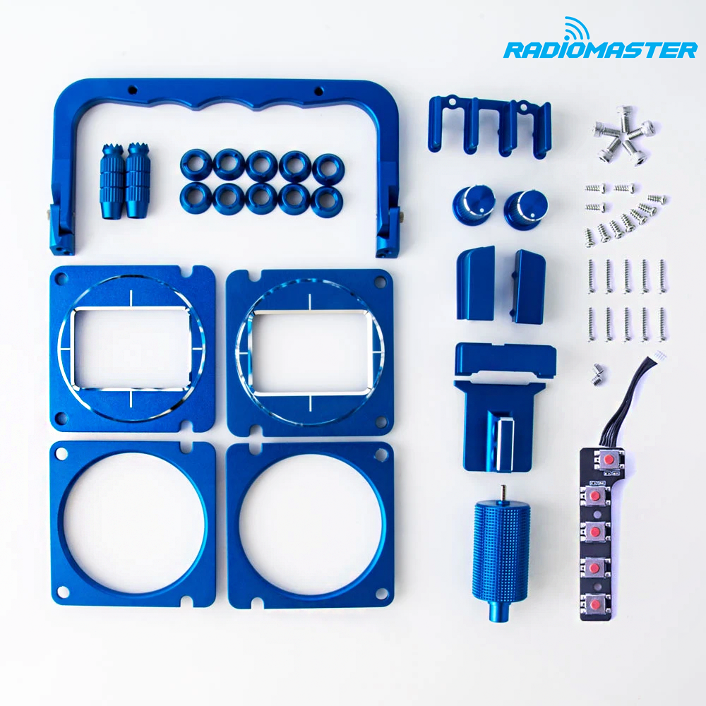 라디오마스터 TX16S MK1용 CNC Optional Upgrade Parts (블루)