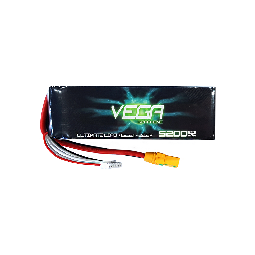 VEGA 베가 그래핀 6셀 22.2V 5200mAh 35C 배터리 (XT90S)
