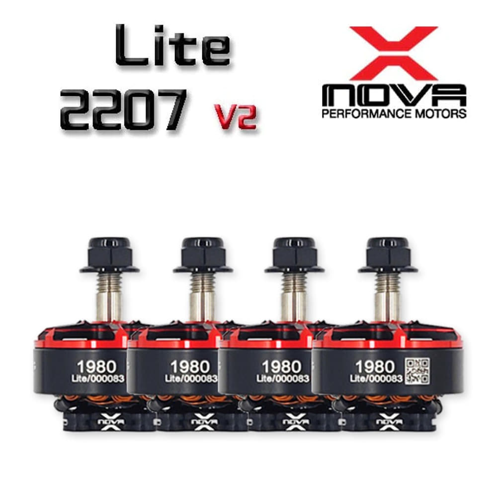 [신형] X-NOVA 2207 V2 1980kv Light (4pcs) [모터 4개 콤보세트]