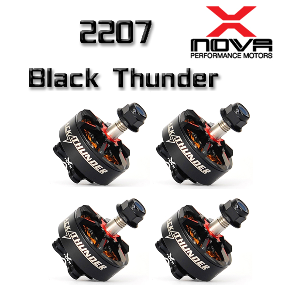 [신형] X-NOVA Black Thunder 2207-2100Kv (4pcs) [모터 4개 콤보세트]